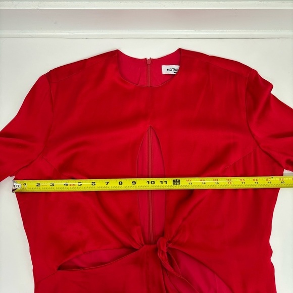 Mother of All Rose Midi Dress in Red Size L - Picture 13 of 15
